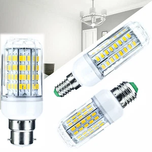 LED Corn Light Bulbs E27 E14 B22 5730 SMD 30W - 100W Equivalent Lamps 220V 240V - Picture 1 of 12