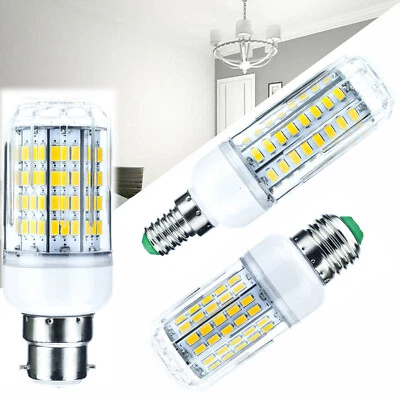 Dimmable LED Corn Light Bulbs E27 E14 5730 SMD 30W - 100W Replacement Lamps - Image 1 of 4