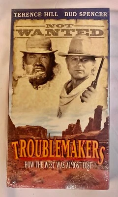 Troublemakers VHS, 1995 Terence Hill Bud Spencer NEW SEALED VERY RARE Western - Image 1 of 4