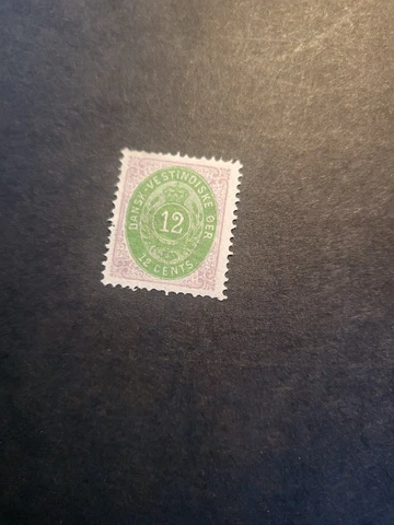 Stamps Danish West Indies 11 never hinged Cover