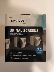 Urinal Screens Deodorizer 24 Pack Urinal Cake Fresh 3d Wave Anti-Splash Odor - Picture 1 of 4