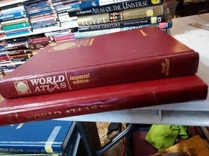 Rand McNally World Atlas Imperial Edition HC T7C - Picture 1 of 5