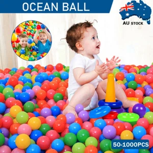 1000pcs Kids Ball Pit Ocean Balls Play Plastic Soft Toy Colourful Playpen Tent - Picture 1 of 18