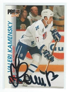 Valeri Kamensky Signed 1992/93 Pro Set Card #148 - Picture 1 of 1