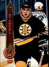 1994-95 Pinnacle Boston Bruins Hockey Card #418 Jozef Stumpel