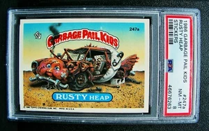 GARBAGE PAIL KIDS 1986 6th Series #247a RUSTY Heap - OS6, Low Pop - PSA 8, NM-MT - Picture 1 of 3