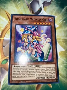 Toon Dark Magician Girl LDS1-EN057 Yu-Gi-Oh! Card 1st Edition Near Mint-Nonholo - Picture 1 of 2