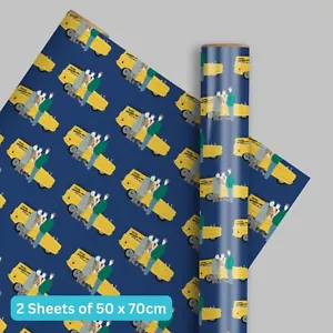 Geschenkpapier Geburtstag | Nur Narren und Pferde | 2 Blatt & 2 Etiketten | Geschenkpapier - Bild 1 von 4