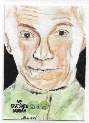 MY FAVORITE  MARTIAN COLLECTION TRADING CARDS SKETCH CARD BY SOLLY MOHAMED SK1 - Image 1 of 3