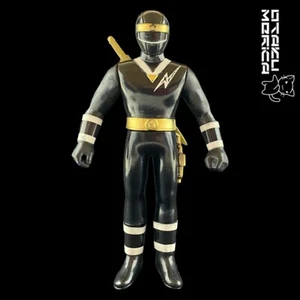 Bandai 1993 Ninja Sentai Kakuranger Black Ranger - Sofubi Figur 4,75 Zoll - Bild 1 von 3