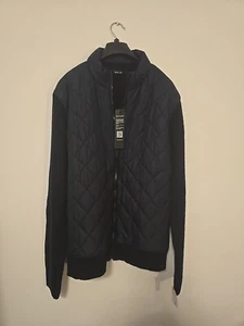 Abrigo Replay Talla L Para Hombre Azul Marino Lana Informal M10349 NUEVO Con Etiquetas Super Chaqueta - Imagen 1 de 16