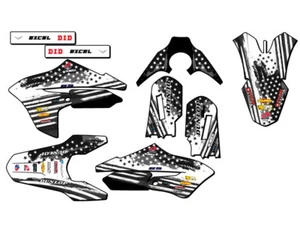 Kit de gráficos Senge 2018-2022 YZ 65 MERICA gris compatible con Yamaha - Imagen 1 de 10