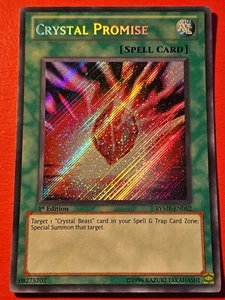 Crystal Promise●YUGIOH●RYMP●2012●SECRET RARE●ENGLISH●1st ED●NM(-)●34242 - Picture 1 of 2