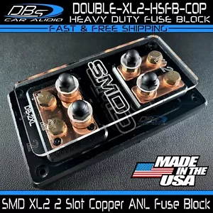Steve Meade SMD XL2 2 slot ANL supporto fusibile rame blocco distribuzione alimentazione - Foto 1 di 3