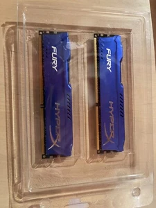 HyperX Fury, DDR3, DIMM, 1866 MHz, 16GB (2x8 GB), CL10, Blue - Picture 1 of 3