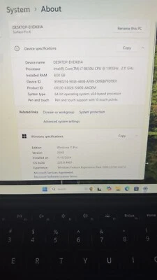 Microsoft Surface Pro 6 Foto 1 de 4