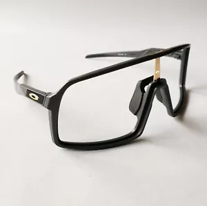 Oakley Sutro Matte Carbon Black | Gold Icons Replacement Frame Only Authentic