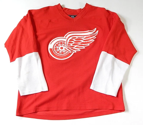 Nicklas Lidstrom Detroit Red Wings #5 NHL Hockey Jersey Size XL Cover