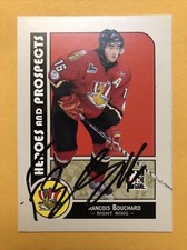 Francois Bouchard Signed Baie Comeau Drakkar QMJHL Card Washington Capitals