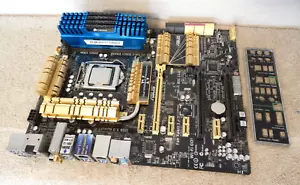 Placa madre ASUS Z87-DELUXE WiFi LGA 1151 + CPU Intel i5-4670k + 16 GB de RAM + E/S - Imagen 1 de 10