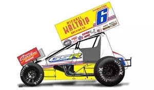 Bill Rose #6 Rose Racing / Michael Waltrip Brewing Co Sprint Car 2024 1:18 - Foto 1 di 6