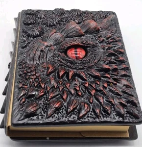 Damon Dragon Notebook 3D Embossing Notebook Vintage Student Thick A5 Ledger NEW - Picture 1 of 7