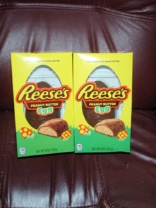 Huevo de mantequilla de maní chocolate con leche REESE'S, LOTE DE 2 CAJAS DE 6 OZ SE VENDEN BB 12/2024 - Imagen 1 de 2