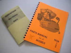 1952-56 Harley-Davidson K Model Parts Manual & Rider's Handbook-NEW - Picture 1 of 10