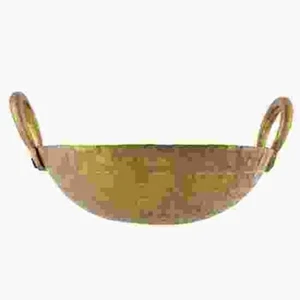 Pure Brass e Heavy Kadai mit Griff zum Kochen (3000 ml) - Bild 1 von 3