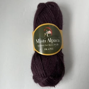 Misti Alpaca Purple #2030 Lot #159 Baby Suri Alpaca Silk-One Skein - Picture 1 of 5