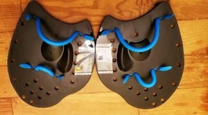 Nuevas Paletas de Natación Sporti Power Negras Lg Entrenamiento Paletas de Mano Correas Ajustables - Imagen 1 de 5