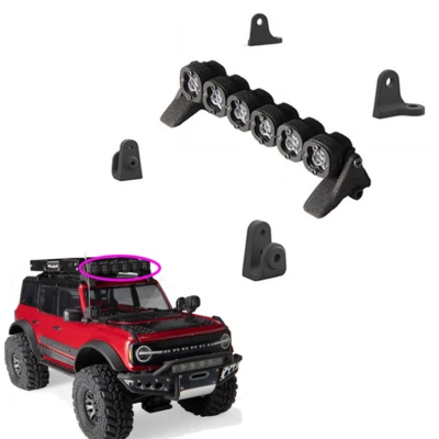 RC Car Dachlampe 6LEDs Lichtleiste für 1/18 TRX4M Defender D110, SCX24 - Bild 1 von 4