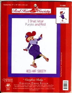 Red Hat Society - Carefree Ruby - Counted XS Kit - Picture 1 of 1