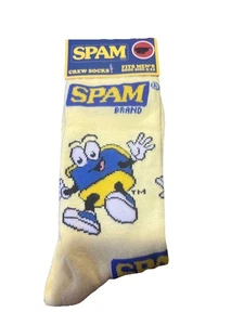 Spam Socks Size 6-12 Fun Funky Socks 🔥🩷🔥 - Picture 1 of 2