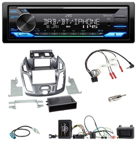 JVC Bluetooth Lenkrad USB DAB CD Autoradio für Ford Transit Connect Nebula 2013- - Bild 1 von 10