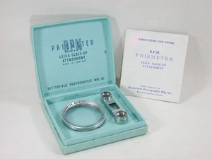B.P.M. PRISMETER No. 1 Leica Close-up Attachment + Box + Instructions - Picture 1 of 8