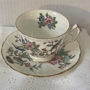 AYNSLEY Chinoiserie Teetasse & Untertasse Set Fine Bone China England NEU - Bild 1 von 19