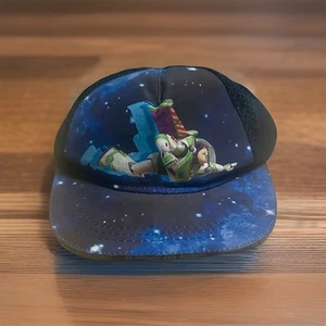 Toy Story Buzz Lightyear blaue Kappe Teil Netz verstellbar Clipverschluss 1-3 Jahre - Bild 1 von 3