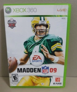 Madden NFL 09 (Xbox 360, 2008) Completo con Manual En muy buena condición Disco Limpio Probado - Imagen 1 de 10
