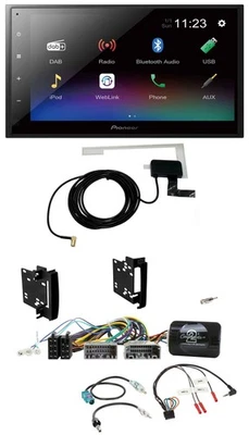 Pioneer DAB Lenkrad Bluetooth 2DIN USB Autoradio für Chrysler Dodge Jeep - Bild 1 von 4