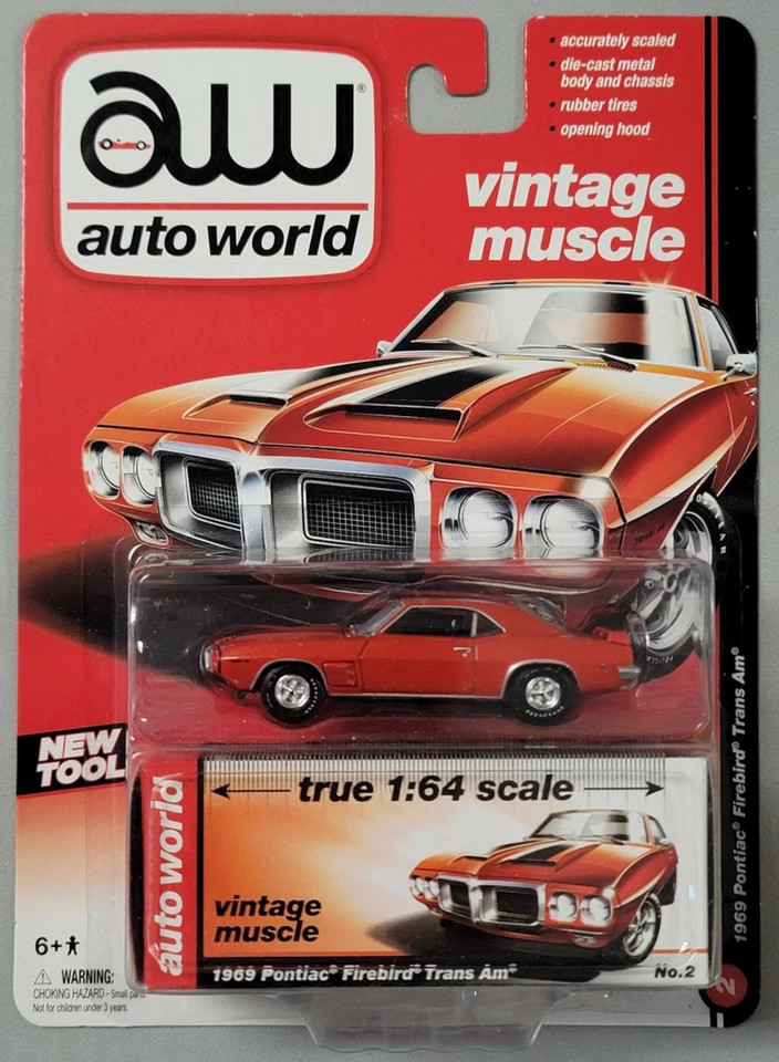 2013 Auto World Release 1 Vintage Muscle 1969 Pontiac Firebird Trans Am