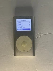 Apple iPod Mini 2nd Gen 4GB - A1051 - Silver - Tested & Working MP3 Player - Picture 1 of 6