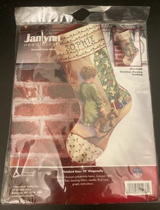 Janlynn 18" Medias Contadas Punto de Cruz Kit "Mañana de Navidad" NUEVO #015-0238 - Imagen 1 de 4