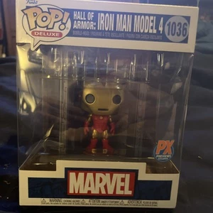 Pop Deluxe Marvel Hall of Armor Iron Man Model 4 Exclusive Vinyl Figur 1036 - Bild 1 von 1