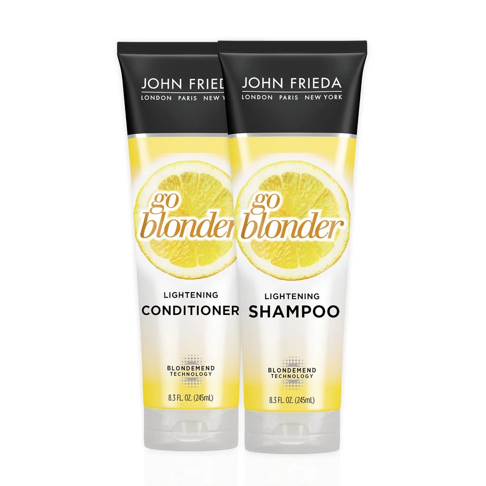 John Frieda Sheer Blonde Go Blonder Lightening Shampoo and Conditioner, New 8.3 - Image 1 of 1