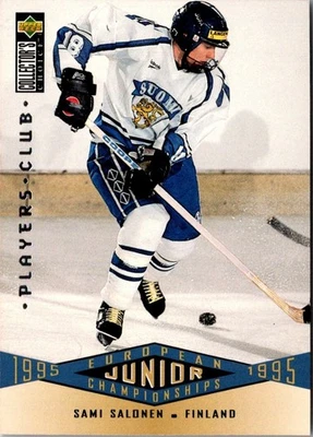 1995 Collector's Choice Player's Club Sami Salonen #328 Finland Hockey Card - Image 1 of 2