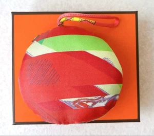 HERMES Hermes Petith ciondolo ornamento cuscino seta con scatola dal Giappone nuovo - Foto 1 di 8