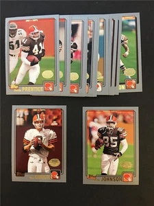 Topps Collection Cleveland Browns Team Set 14 carte 2001 - Foto 1 di 1