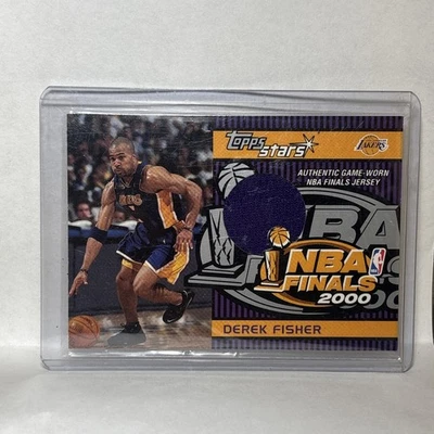 Camiseta Topps Stars Game 2000-01 Derek Fisher #TSR7H Finales de la NBA Foto 1 de 2