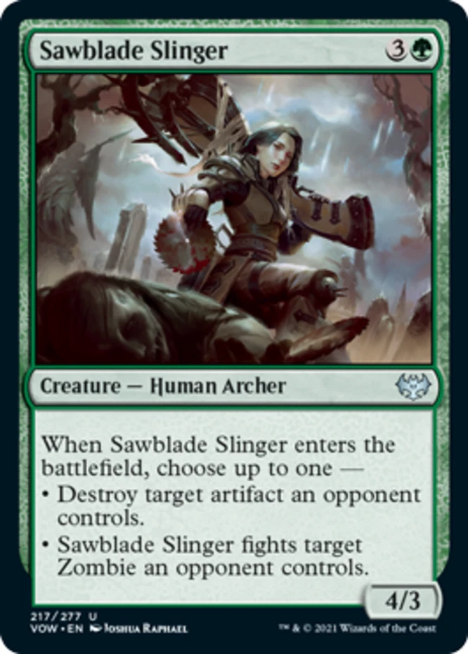 x1 Sawblade Slinger - Innistrad: Crimson Vow - NM - MTG - Image 1 of 1